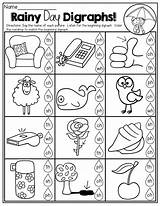 Phonics Kindergarten Digraphs Digraph Rainy Jolly Arts Packet Math Moffatt sketch template