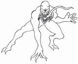 Venom Carnage Getdrawings Getcolorings Coloringme Menggambar Col sketch template