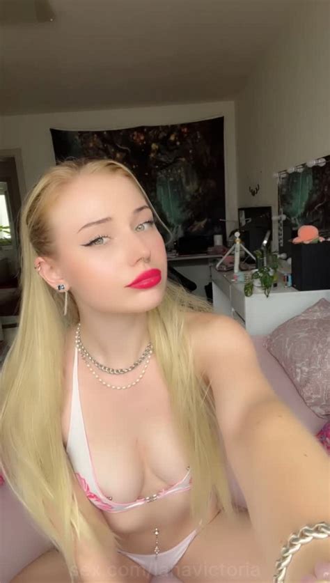 lanavictoria sex in stockings 😋 hihi blonde teen fuck sex boobs