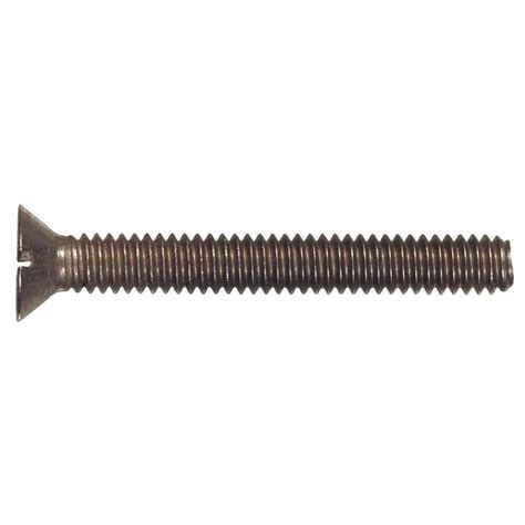 The Hillman Group 6 32 X 3 4 In Slotted Flat Head Machine Screws 30