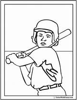 Baseball Coloring Pages Dodgers La Field Printable Diamond Color Batter Print Getcolorings Pdf Sports Park Colorwithfuzzy sketch template