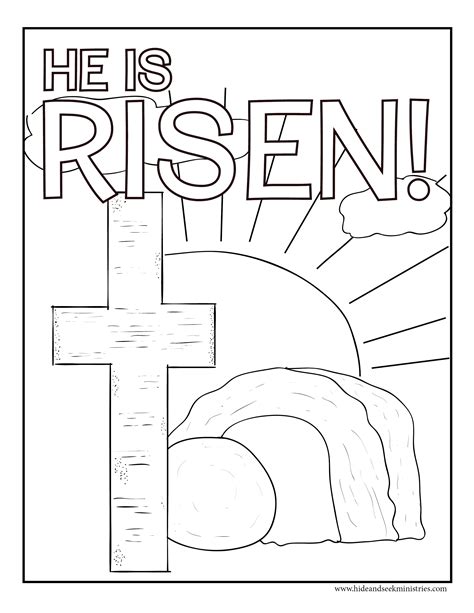 biblical easter coloring pages printable learning   read