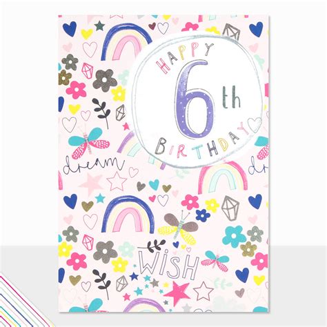 scribbles happy  birthday card laura darrington design