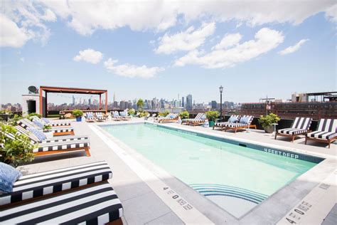 williamsburg hotel s rooftop pool and bar opens in july