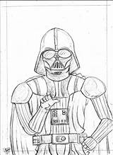 Vader Darth Clone Trooper sketch template
