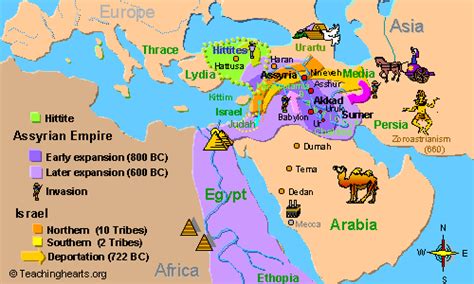 Map Of Empire Of Assyria Cc Cycle 1 Pinterest Empire