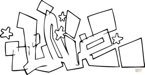 graffiti coloring page  printable coloring pages