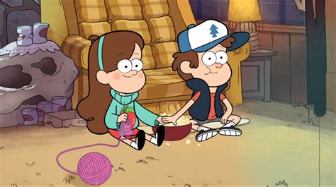Image S1e3 Dipper And Mabel Touching Hands Png Gravity