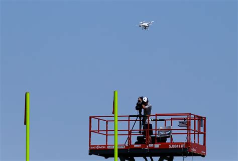 drone  drone nfl teams fly small aircraft   radar  washington post