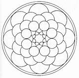 Mandalas sketch template