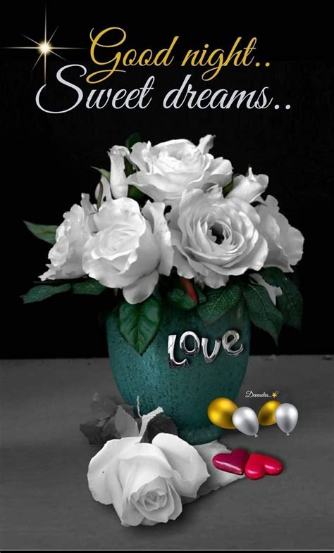 White Rose Good Night Sweet Dreams Pictures Photos And