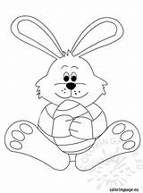 Easter Egg Coloring Rabbit Bunny Colorare Da Coloringpage Eu Disegni Pasqua Di Scegli Bacheca Una sketch template