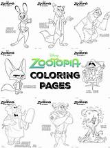 Zootopia Coloring Pages Printable Thesuburbanmom Print Animation Colouring Disney Sheets Animal Kids Computer Taking Learn Check Previous Post Everfreecoloring Opens sketch template