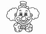 Clown Clowns Joker sketch template
