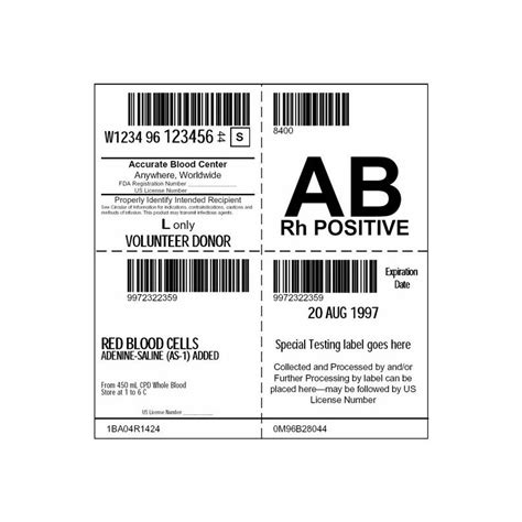 printable blood bag label template iphonexblackwallpaperbatterylife