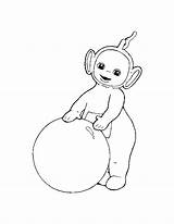 Coloring Teletubbies Pages Clipart Ball Colouring Laa Book Line Gif Popular Library Cool sketch template