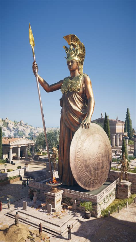 ancient greek mythology outdoor lareg life size statue  athena