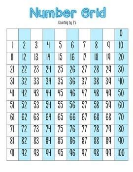 printable number grids    absolutely   included
