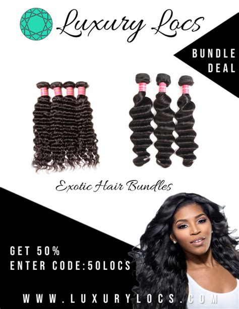 copy  hair bundle promo postermywall