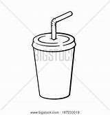 Straw Drawing Vector Getdrawings sketch template