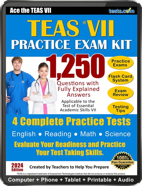 complete practice test   ati teas  nursing school preparation