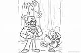 Coloring Pages Uncle Dipper Gravity Falls His Printable Kids sketch template