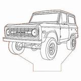 Bronco Truck 3bee Ardiente Visit sketch template