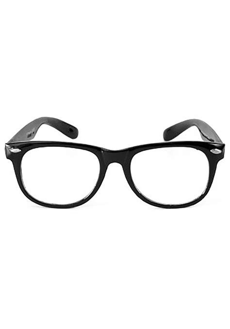 black frame glasses superhero and austin powers accessories