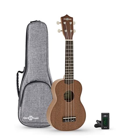 mahogany soprano ukulele pack  gearmusic  gearmusic