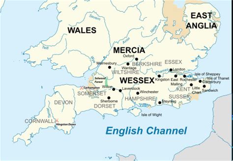 map  wessex england  thelwulf king  wessex revolvy secretmuseum
