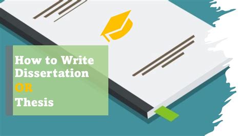 write dissertation thesis