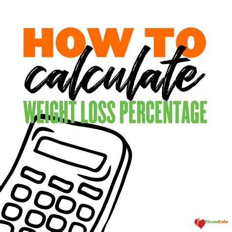 calculate weight loss percentage methods  tips