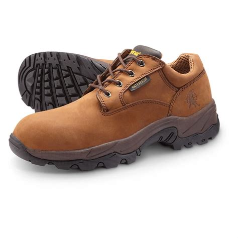 mens chippewa boots waterproof oxford work shoes brown  casual shoes   outdoor wear