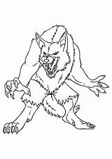 Monster Coloring Pages Demon Printable Werewolf Satanic Wolf Books Sheets Last Q2 Coloringpages Choose Board Adult sketch template