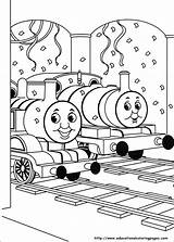 Thomas Friends Pages Coloring sketch template