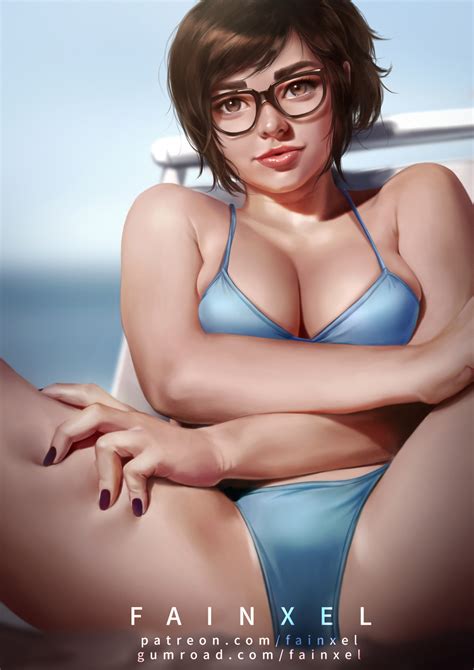 Rule 34 1girl Bikini Fainxel Female Female Only Glasses