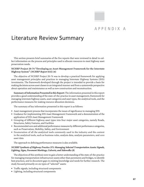 literature review  project report