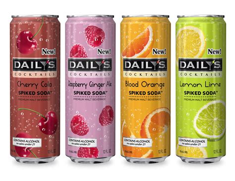 dailys cocktails introduces spiked sodas