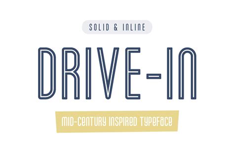 drive  mid century font sans serif fonts creative market