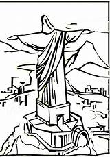 Cristo Redentor Desenhos Colorir Coloringtop Disegnidacolorareperadulti Cidade Boltss Outros sketch template