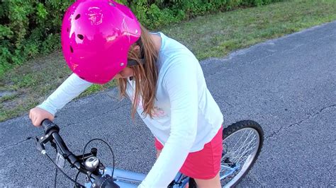 Aubrey Riding Her Bike Youtube