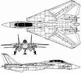 Tomcat 14b F14 Grumman Blueprints Fighter Jets sketch template
