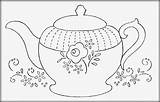 Teapot Coloring Printable Educative sketch template