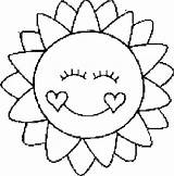 Sun Coloring sketch template