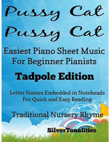 pussy cat pussy cat easiest piano sheet music for beginner pianists