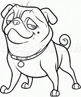Pug Pages Ausmalbilder Hunde Hundewelpen Malvorlagen Gamz Birijus Pugs Clipartmag Owalo sketch template