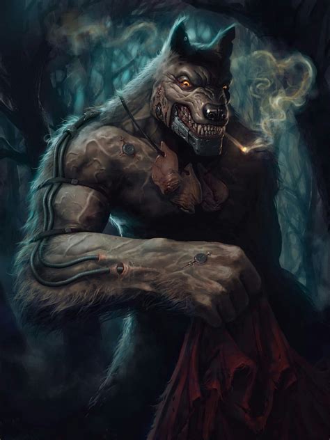 wolfenstein image big bad wolf  luke maddox wwwbehancenetlukemaddox werewolf art