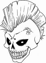 Skull Coloring Pages Kids Dead Printable sketch template