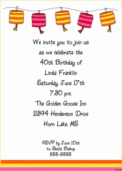 free birthday invitation templates for adults of invitations for