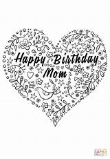 Birthday Mom Coloring Happy Pages Printable Cards Son Para Absolutely Nothing Cost Gift These Da Card Color Mother Drawings Print sketch template